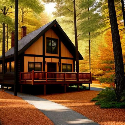 Maple Cabin Midjourney: Cozy Text-to-Image Prompt - Socialdraft