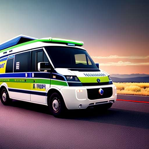 "Retro-Futuristic Ambulance Midjourney Prompt" - Socialdraft