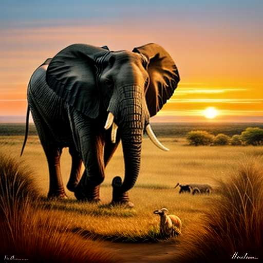Ivory Elephant Midjourney Creation: Customizable Text-to-Image Prompt - Socialdraft