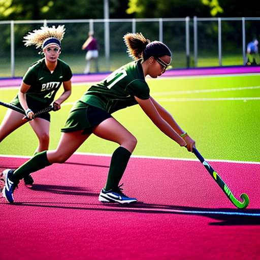 High School Field Hockey Tribute Midjourney Prompt - Socialdraft