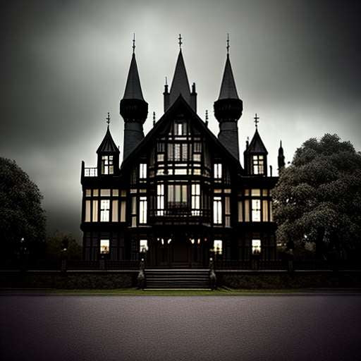 Gothic Mansion Midjourney Image Prompt for Custom Creations - Socialdraft