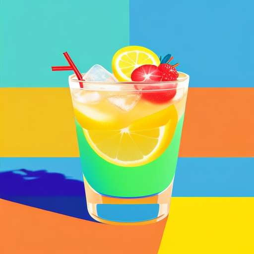 Summer Drink Midjourneys: DIY Beach-inspired Cocktails and Mocktails - Socialdraft