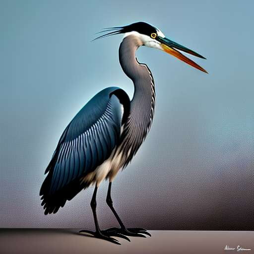 Business Heron Midjourney Prompt - Create Your Own Unique Image! - Socialdraft