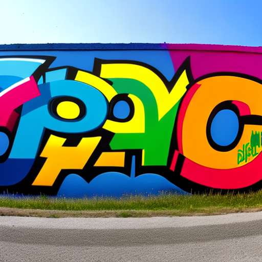 Bubble Letter Graffiti Midjourney Prompt - Create Your Own Street Art - Socialdraft