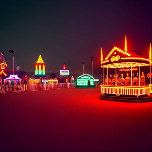 "Carnival Delight" Midjourney Prompt: Create Your Own Chilling and Colorful Carnival Scene - Socialdraft