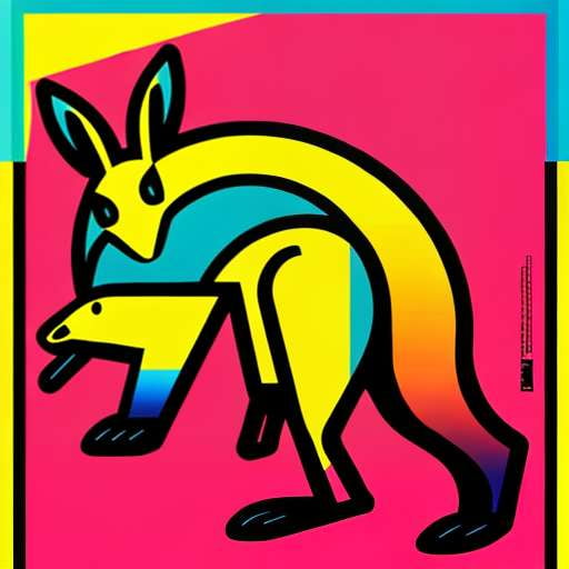 "Kangaroo Doodle" Midjourney Image Prompt for Unique Art Creation - Socialdraft
