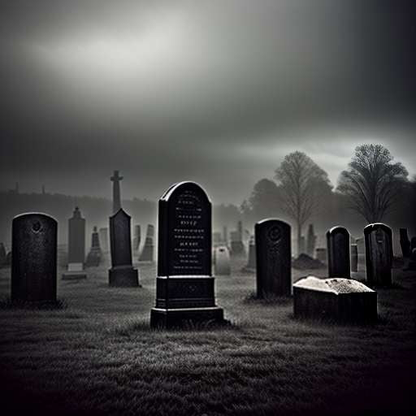 Eerie Graveyard Text-to-Image Prompt - Create Your Own Spooky Scene - Socialdraft