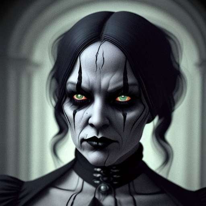 Scary Women Portraits Midjourney Prompts - Customize Your Own! - Socialdraft