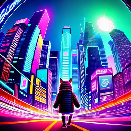 Neon Squirrel Midjourney: Create Your Own Colorful Critter - Socialdraft