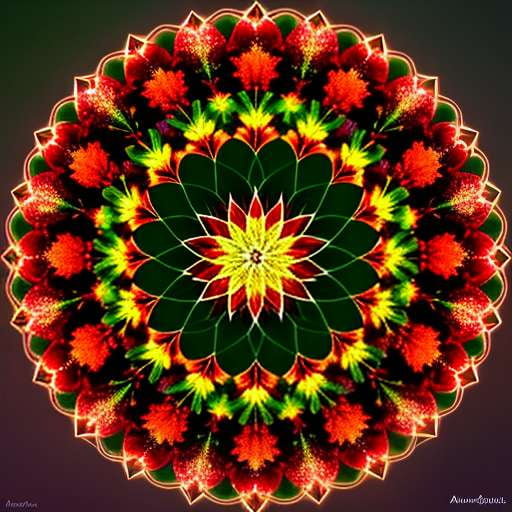 Mandala Poinsettia Midjourney: Create Your Own Unique Flower Design - Socialdraft