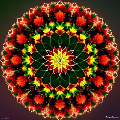 Mandala Poinsettia Midjourney: Create Your Own Unique Flower Design - Socialdraft