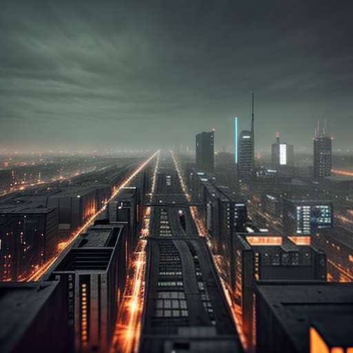 Dystopian Cityscape Midjourney Prompts: Create your own Cyberpunk Reality - Socialdraft