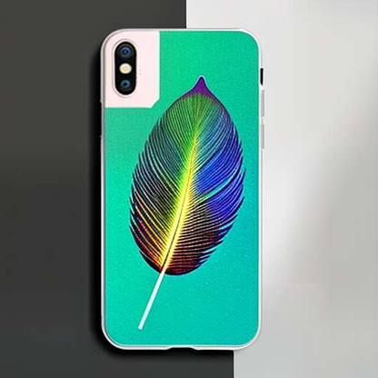 Peacock Feather Phone Case - Pastel Midjourney Prompt - Socialdraft