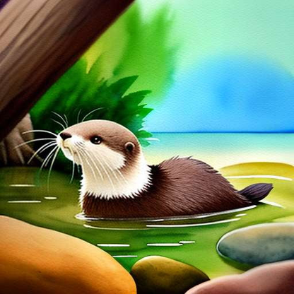 Otter in a Blazer Midjourney Prompt: Create Your Own Dapper Animal Art - Socialdraft