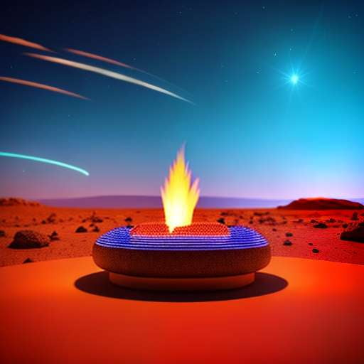 "Roasting Marshmallows on Mars" - Custom Midjourney Prompt - Socialdraft
