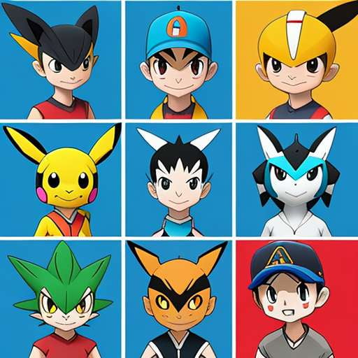 Sports Mascot Pokemon Avatars: Customizable Midjourney Prompts - Socialdraft