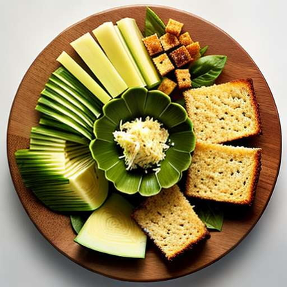 Caesar Salad with Artichoke Hearts Midjourney Image Prompt - Socialdraft
