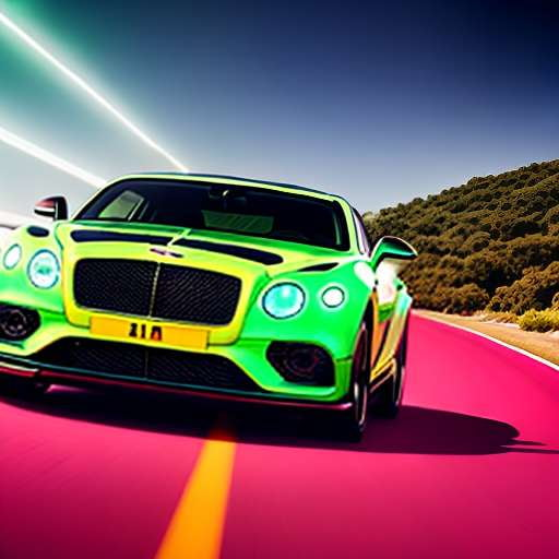 Bentley Bacalar Midjourney Prompt: Colorful Creation for Your Walls - Socialdraft