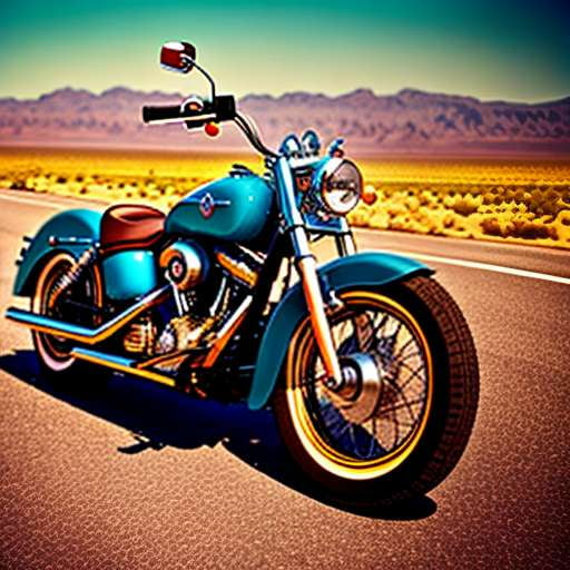 Retro Harley Midjourney Prompt - Create Your Own Custom Vintage Motorcycle Art - Socialdraft