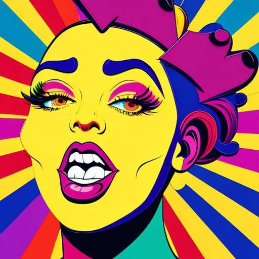Pop Art Caricatures Midjourney Prompt: Create Your Own Iconic Style - Socialdraft