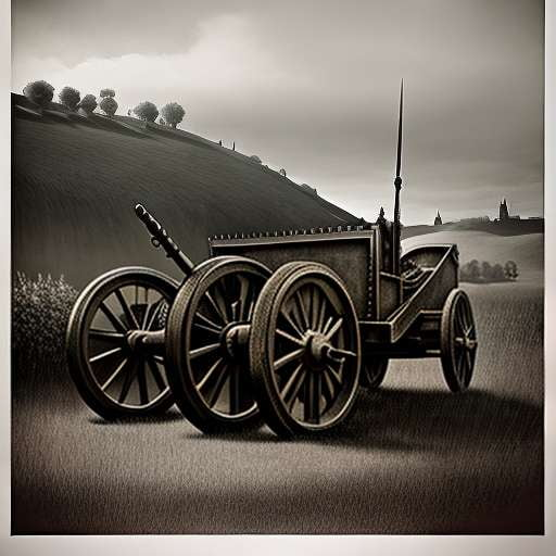 Medieval Siege Artillery Battle Scene Midjourney Prompt - Socialdraft
