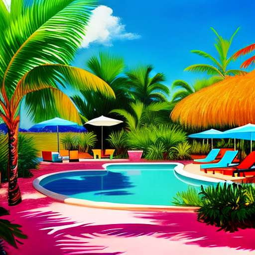 Midjourney Paloma Paradise: Create Your Own Tropical Oasis Artwork - Socialdraft