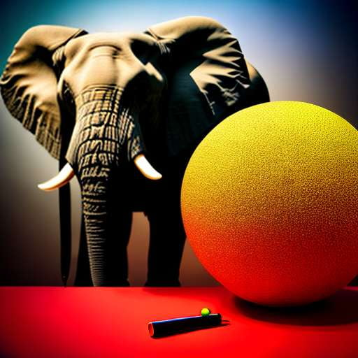 Elephant Balancing Art Prompt | Customizable Midjourney Image Generation - Socialdraft