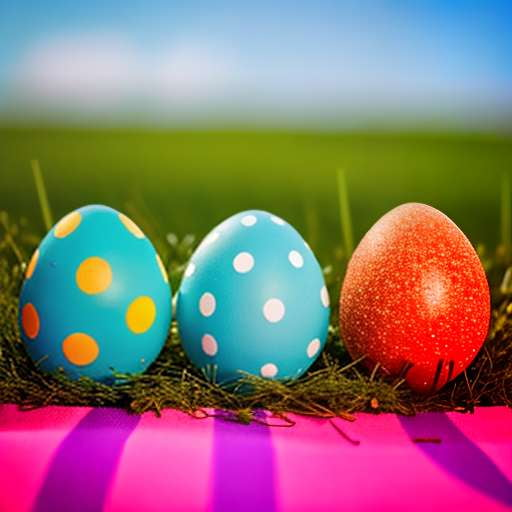 Easter Eggstravaganza Midjourney Prompt: Dotted Delights - Socialdraft
