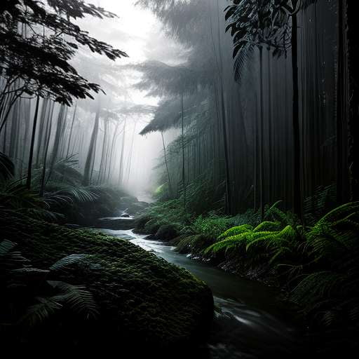 Rainforest Night - Midjourney Prompt for Stunning Jungle Images - Socialdraft