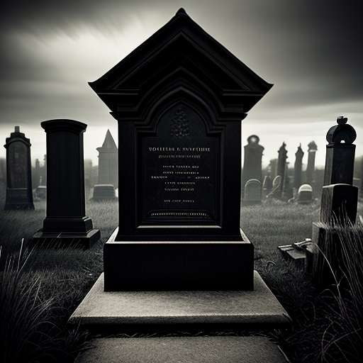 Shadowy Cemetery Midjourney Prompt for Unique and Custom Image Generation - Socialdraft
