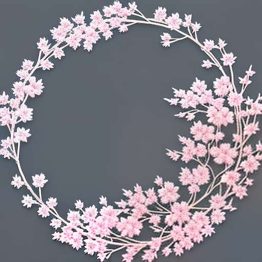 Cherry Blossom Embroidery Midjourney Prompt - Create Beautiful Blossom Art - Socialdraft