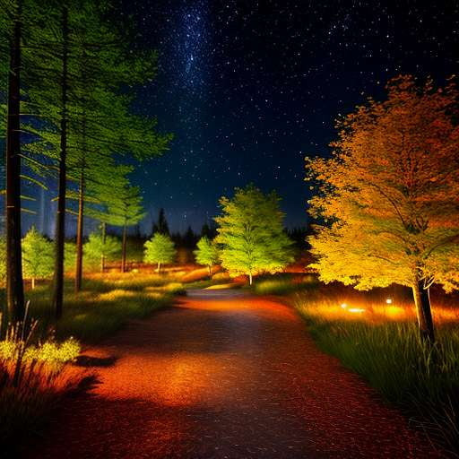Starry Forest Night: Customizable Midjourney Prompt for Unique Text-to-Image Art - Socialdraft