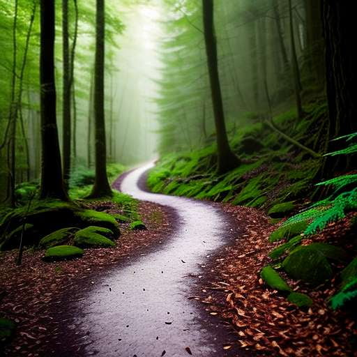 "Enchanted Forest Trail" Midjourney Prompt - Create Your Own Woodsy Wonderland - Socialdraft