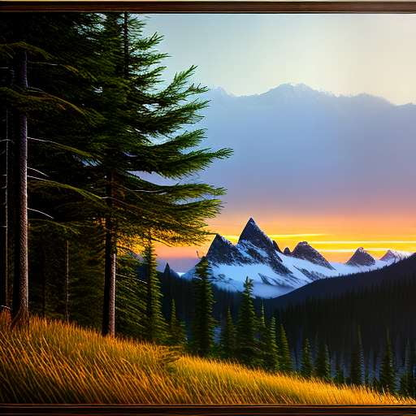 Mountain Portrait Midjourney Prompt: Create Stunning Landscape Art - Socialdraft