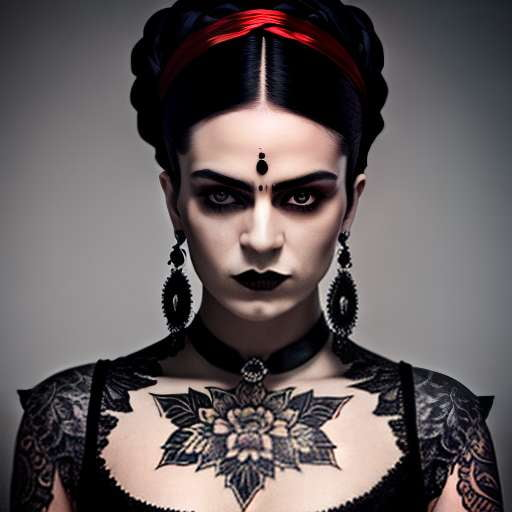 Tattooed Goth Glam Midjourney Prompts for Image Creation - Socialdraft