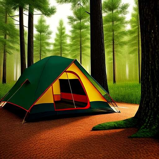Midjourney Forest Campsite Prompt for Customized Image Creation - Socialdraft