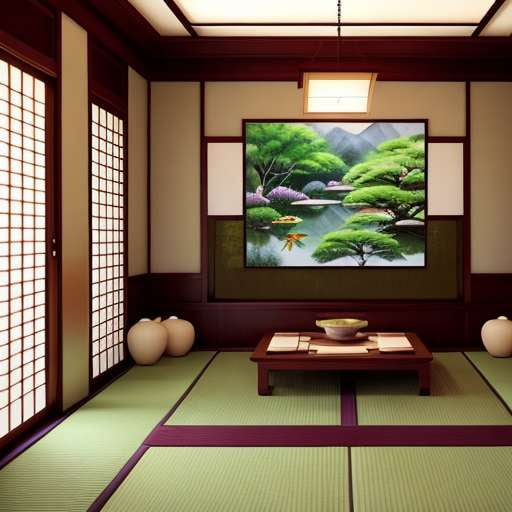 Oriental Room Design Midjourney Prompts for Interior Decorating - Socialdraft