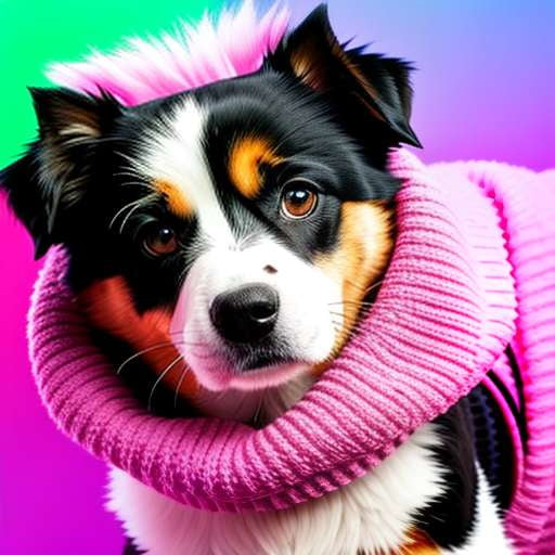 Cute Fleece Dog Midjourney Prompt - Socialdraft