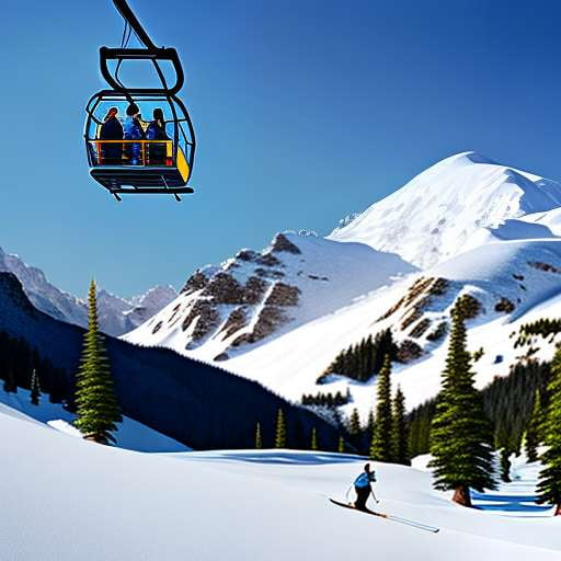 "Create Your Own Ski Adventure: Midjourney Ski Lift Scene Prompt" - Socialdraft