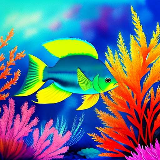 Tropical Fish Midjourney Prompts: Create Your Own Underwater Masterpiece! - Socialdraft