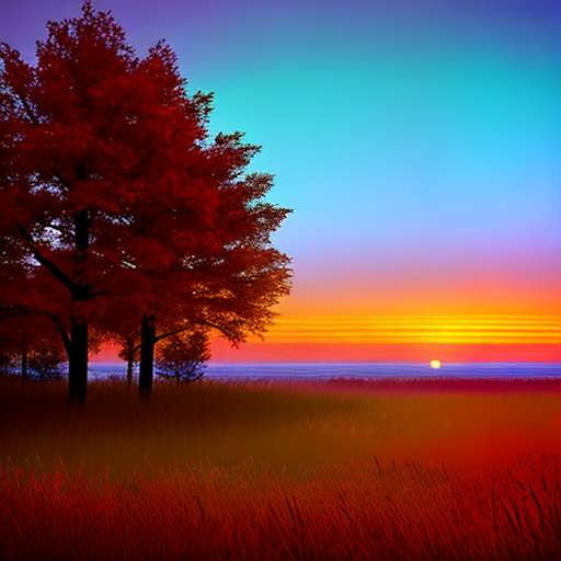 Sunset Skyline Midjourney Image Creator - Socialdraft