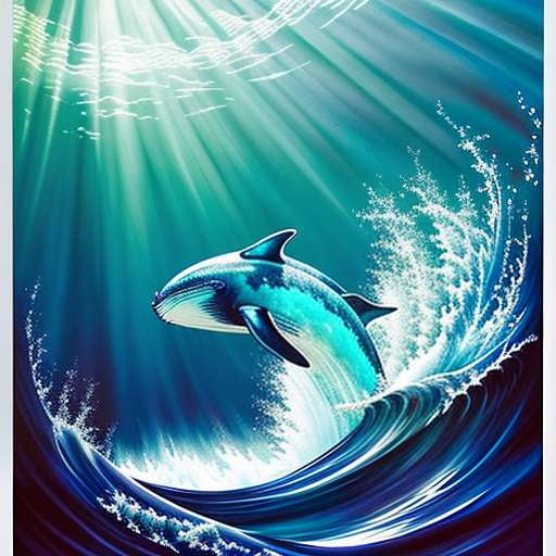 Oceanic Whale Portrait Midjourney Prompt: Create Your Dream Underwater Scene - Socialdraft