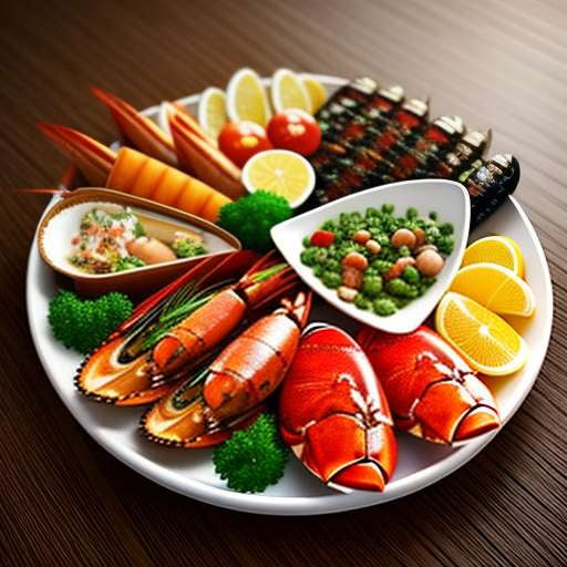 Seafood Delight Midjourney Prompt: Customizable Restaurant Menu Images - Socialdraft
