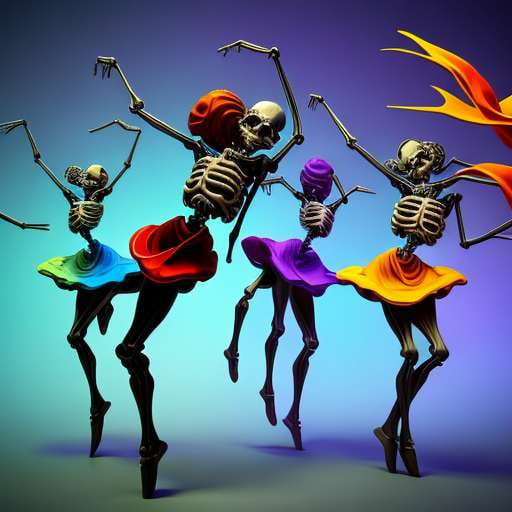 Midjourney Skeleton Characters for Halloween Costumes and Art Projects - Socialdraft