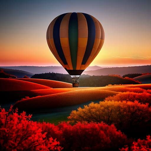 "Up, Up, and Away" Air Balloon Midjourney Prompt for Customizable Visuals - Socialdraft