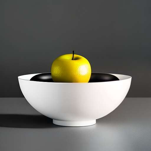 Handcrafted Matte Ceramic Fruit Bowl Midjourney Prompt - Customizable and Unique - Socialdraft