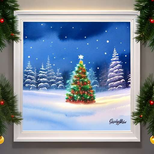 "Create Your Own Christmas Watercolor Masterpiece with Midjourney Prompts" - Socialdraft