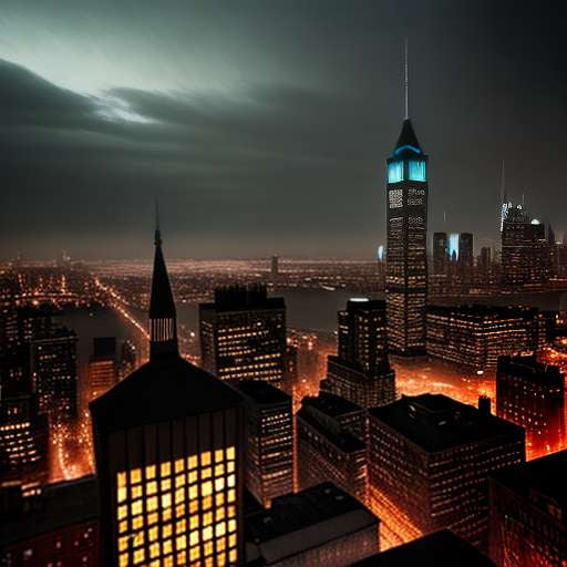 Gotham City Rooftop Midjourney Prompt: Create Your Own Dark Knight Scene - Socialdraft