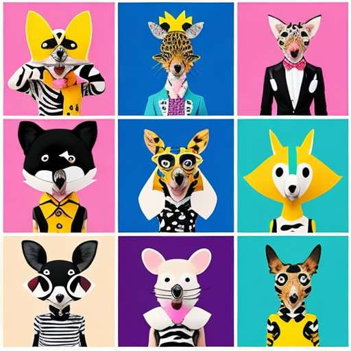 Stylish Cartoon Animals Midjourney Prompts for Custom Creations - Socialdraft