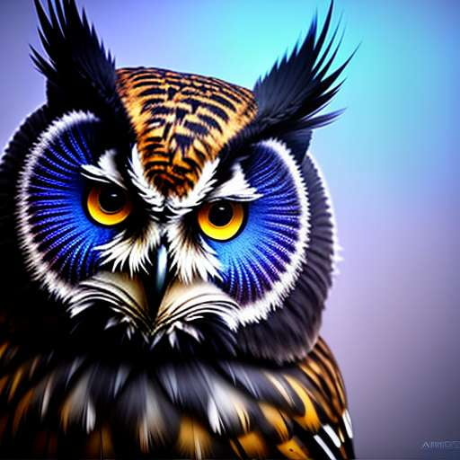 "Mandala Owl" Midjourney Prompt - Customizable Text-to-Image Art Creation - Socialdraft